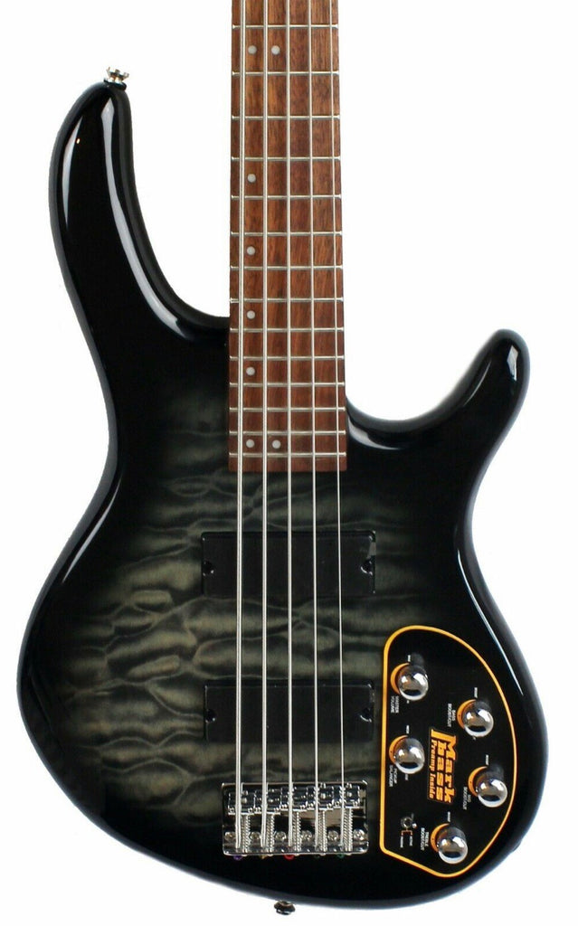 Cort Action Deluxe V Plus Bass Guitar (Trans Black)