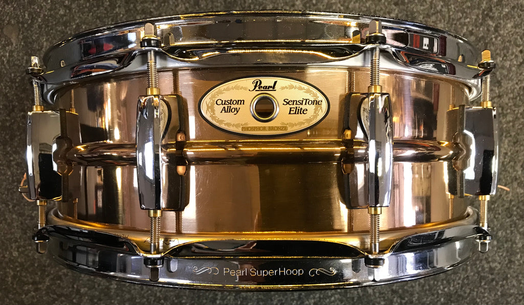 Pearl Sensitone Elite - Phosphor Bronze Snare Drum (Used) – Holmes