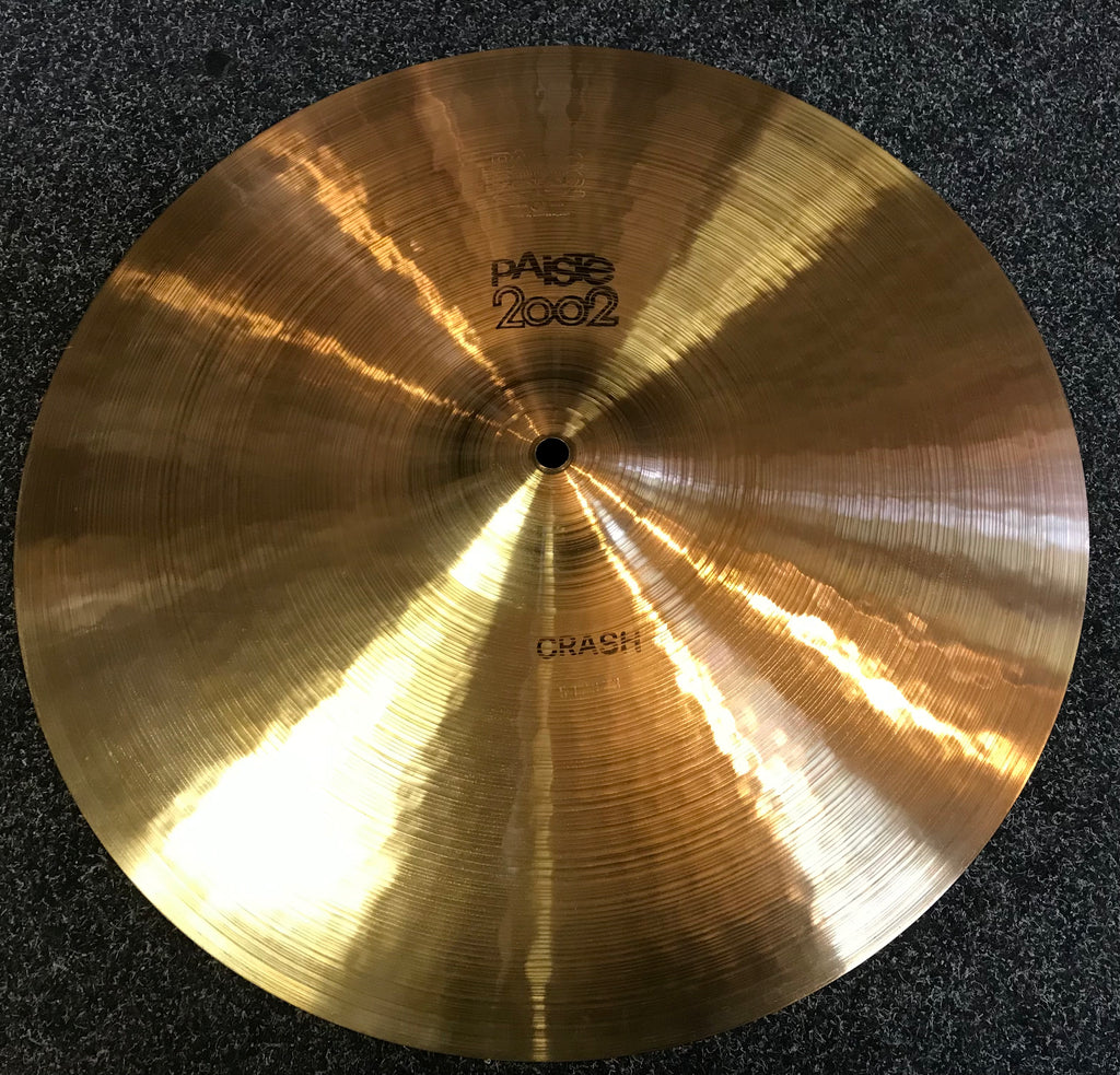 Paiste 2002 16” Crash (Black Logo) – Holmes Music