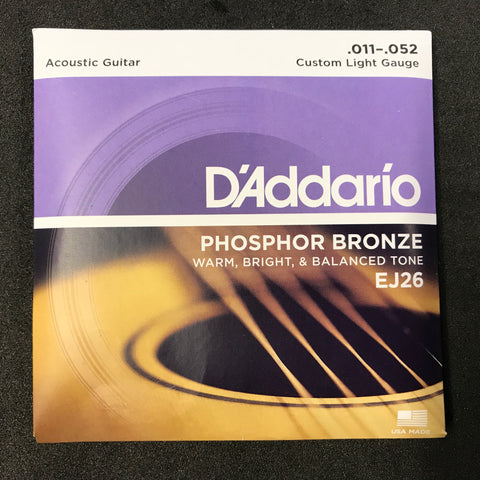 D’Addario - Phosphor Bronze: Custom Light (EJ15)