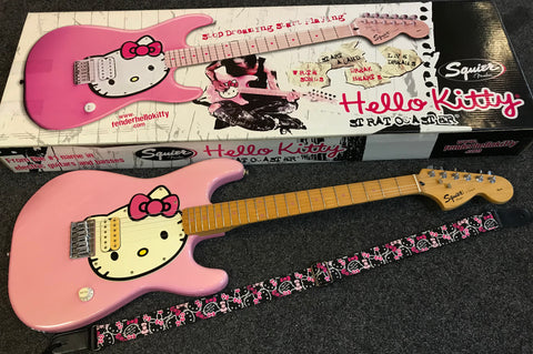 Squier hello kitty electric guitar deals