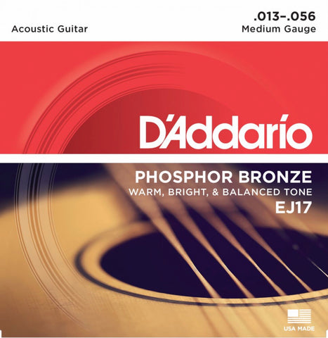 D’Addario - Phosphor Bronze: Medium(EJ17)
